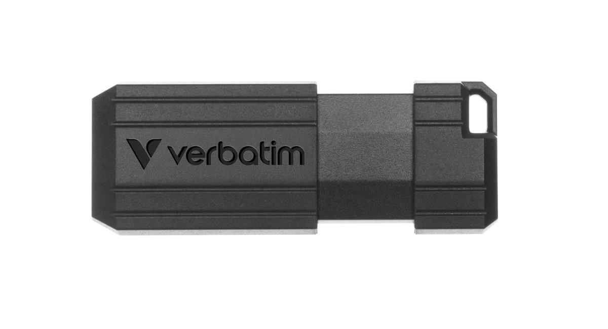 Pinstripe 32GB USB2.0 Drive Black thumbnail