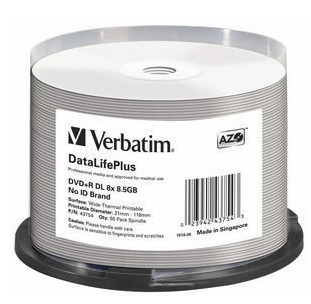DVD+R DOUBLE LAYER 8.5GB thumbnail
