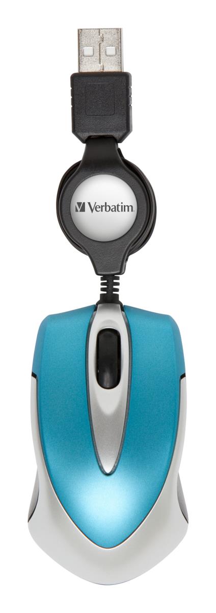 EU Product - USB Maus Go Mini Optical Travel caribbean Blue retail thumbnail