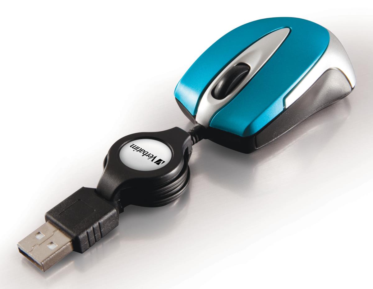 EU Product - USB Maus Go Mini Optical Travel caribbean Blue retail thumbnail