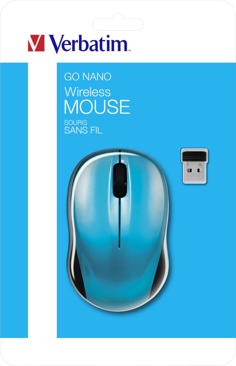 GO NANO WIRELESS MOUSE CARIBBEAN BLUE thumbnail