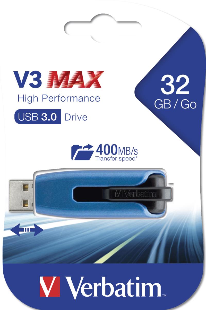 32GB Verbatim Store 'n' Go V3 Max USB 3.0 Flash Drive thumbnail