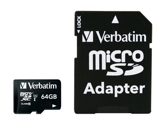 MICRO SDXC CARD 64GB CLASS 10 INC ADAPTER thumbnail