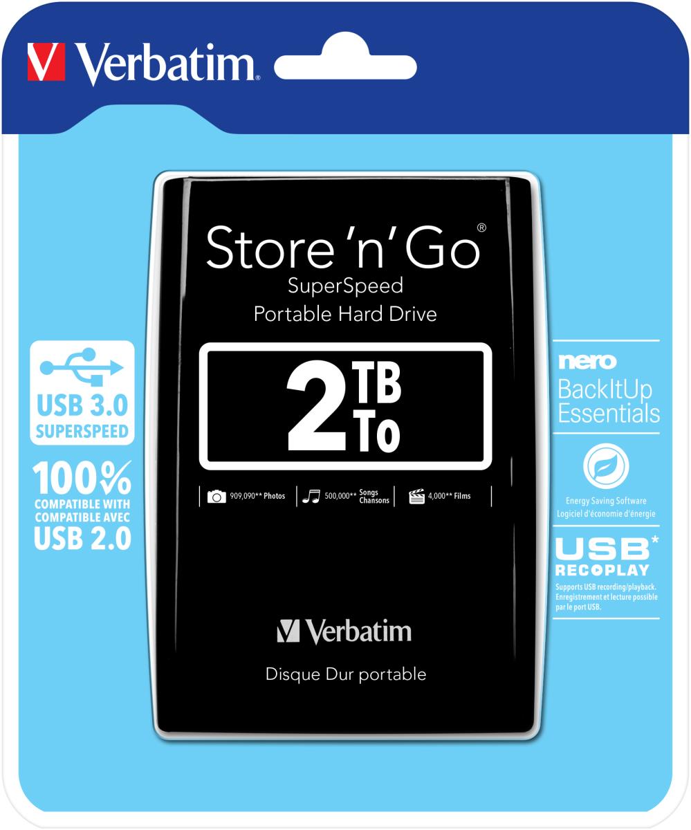 STORE �N� GO 2.5 (6.35CM) 2TB USB 3.0 BLACK thumbnail