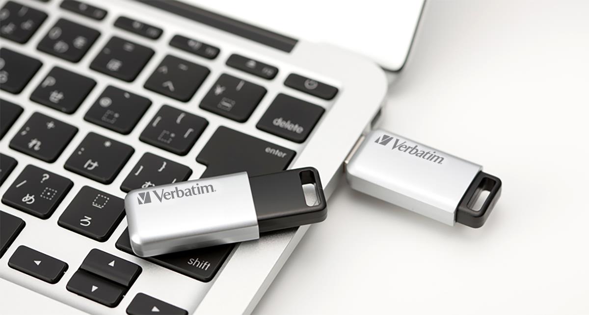 64GB Verbatim Store' n' Go Secure Pro (PC/MAC) USB 3.0 UFD thumbnail