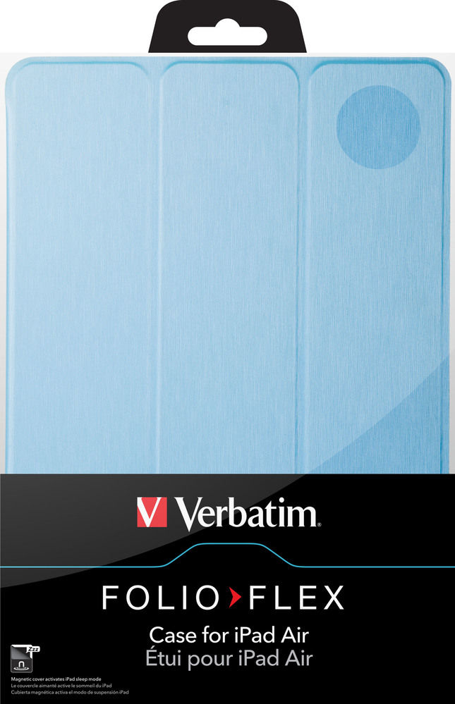 Folio Flex Case for iPad Air Slim Profile Easy and Secure - Blue - 98406 thumbnail
