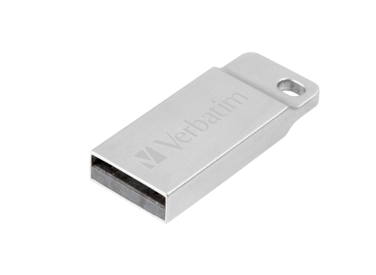 USB Drive 2.0 Metal Executive 16GB Silver USB A thumbnail