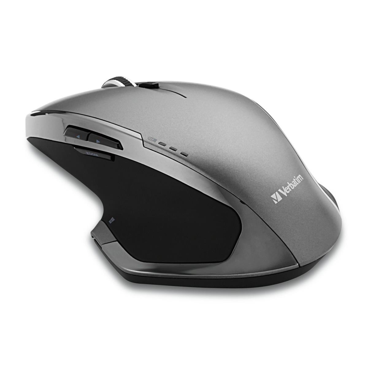 WIRELESS DESKTOP MOUSE DELUXE 8 BUTTON BLUE LED thumbnail