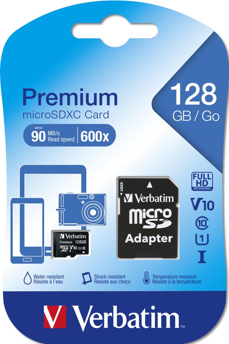 128GB microSDHC C10/U1+ adapter thumbnail