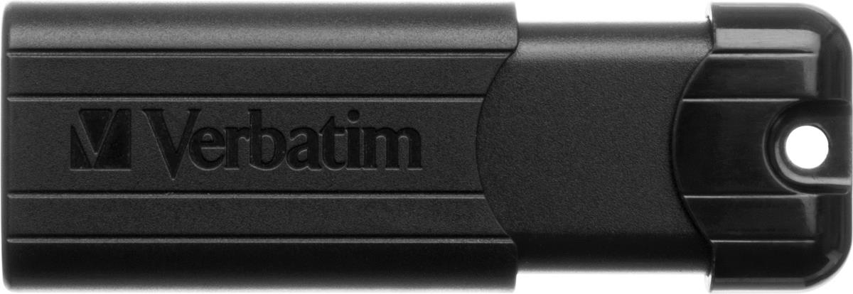 16GB Verbatim Store'n'Go PinStripe USB 3.0 Black Flash Drive thumbnail