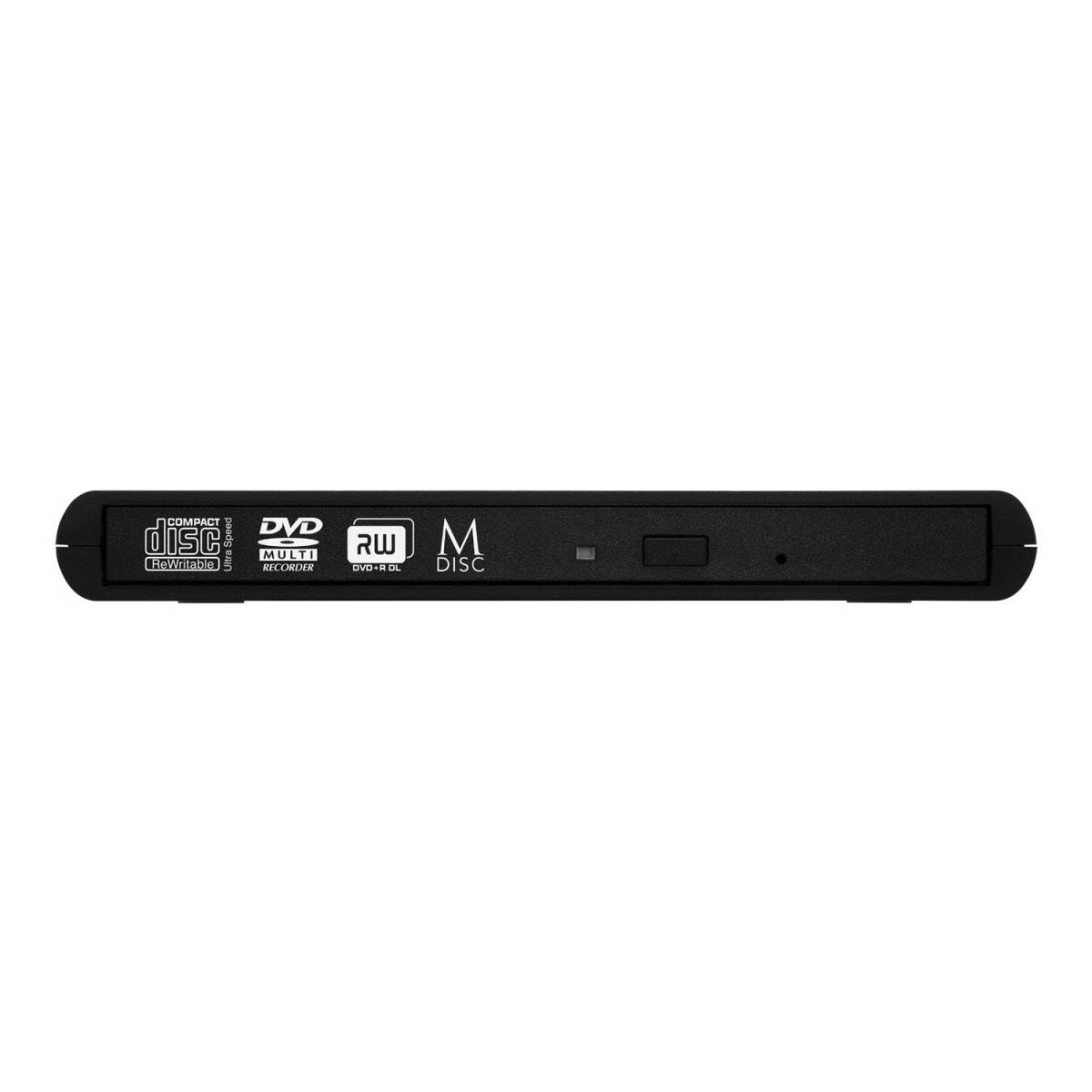 EXTERNAL SLIMLINE DVD REWRITER USB 2.0 BLACK thumbnail