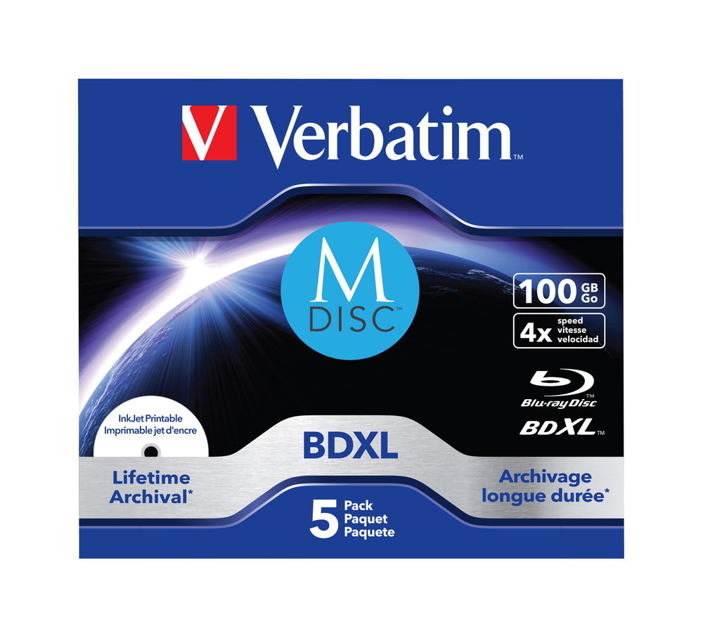 M-DISC BD-R 4x 100GB Inkjet Printable thumbnail