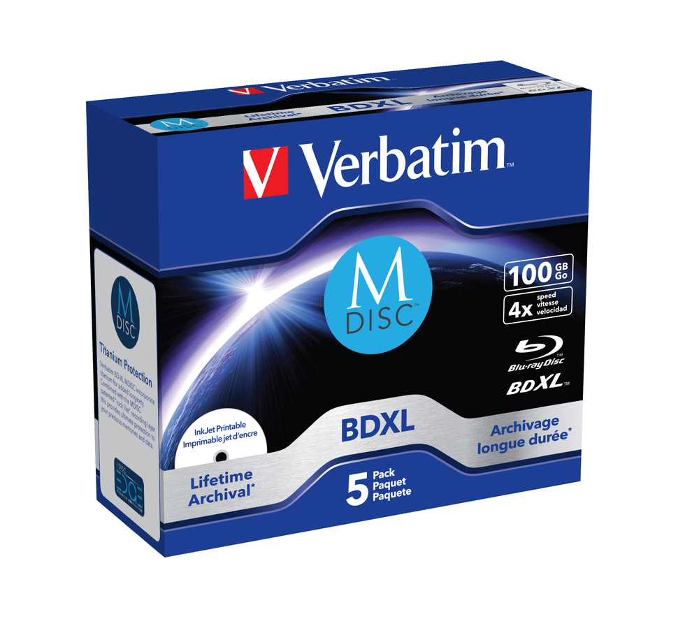 M-DISC BD-R 4x 100GB Inkjet Printable thumbnail
