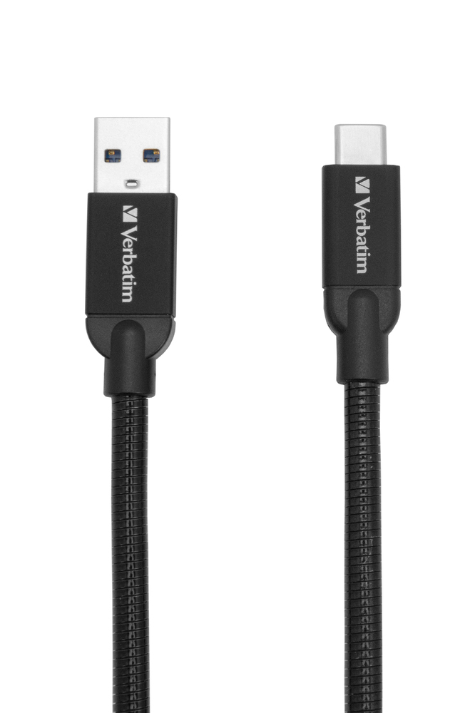 USB 3.1 TYPE-C TO USB-A STAINLESS STEEL CABLE 100CM thumbnail