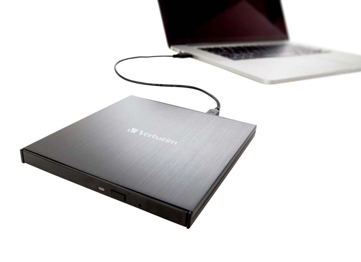 External Slimline CD/DVD Writer USB 3.2 Gen 1/USB-C thumbnail