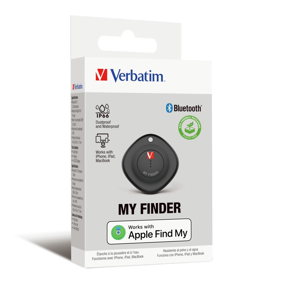 MYF-01 My Finder Bluetooth Item Finder 1 pack Black thumbnail
