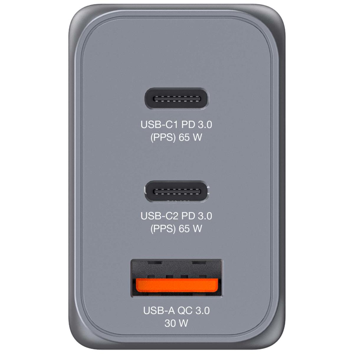 65W 3-Port GaN Wall Charger thumbnail