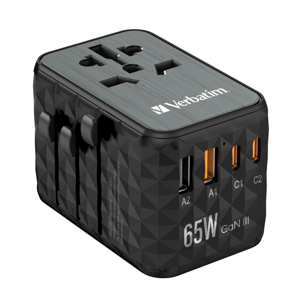 GAN III UNIVERSAL TRAVEL ADAPTER UTA-05 WITH 2 X US thumbnail