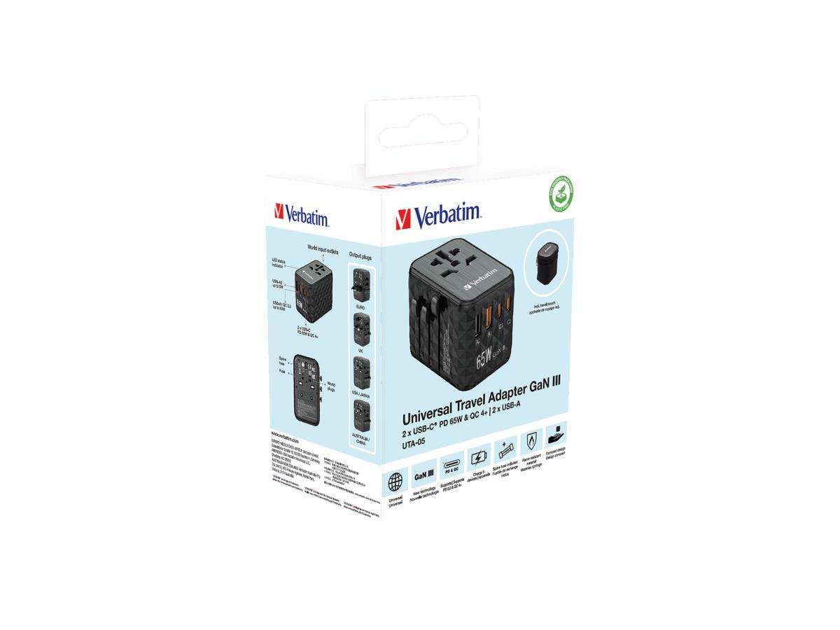 GAN III UNIVERSAL TRAVEL ADAPTER UTA-05 WITH 2 X US thumbnail
