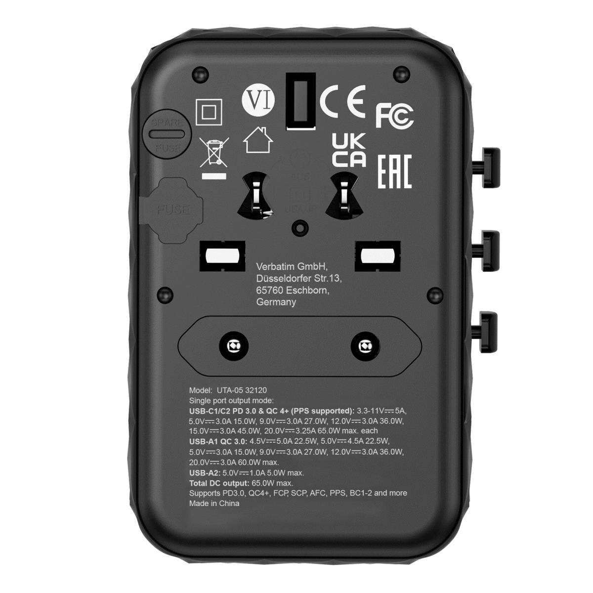 GAN III UNIVERSAL TRAVEL ADAPTER UTA-05 WITH 2 X US thumbnail