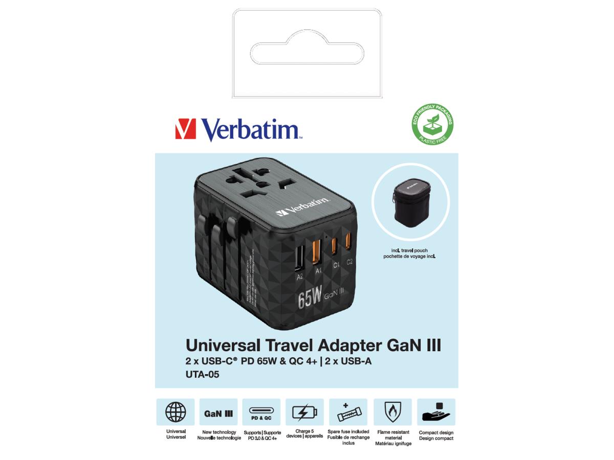 GAN III UNIVERSAL TRAVEL ADAPTER UTA-05 WITH 2 X US thumbnail