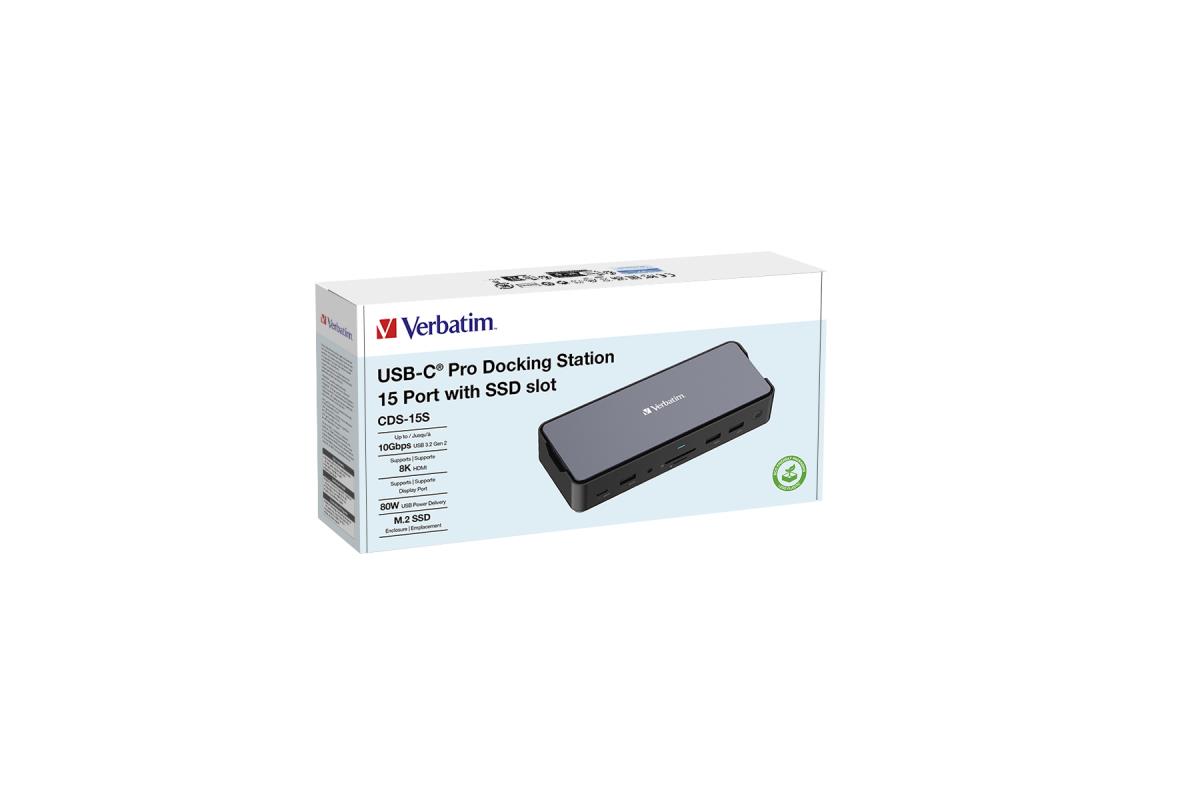USB-C PRO DOCKING STATION 15PORT SSD SLOT CDS-15SSD thumbnail