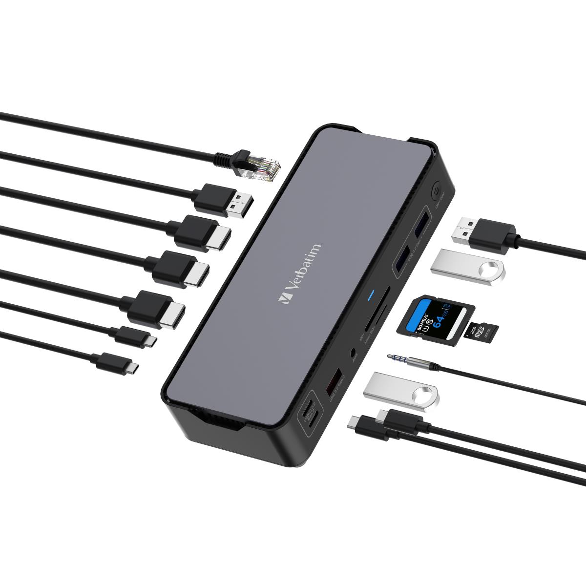 USB-C Pro Docking Station 15 Port CDS-15 thumbnail