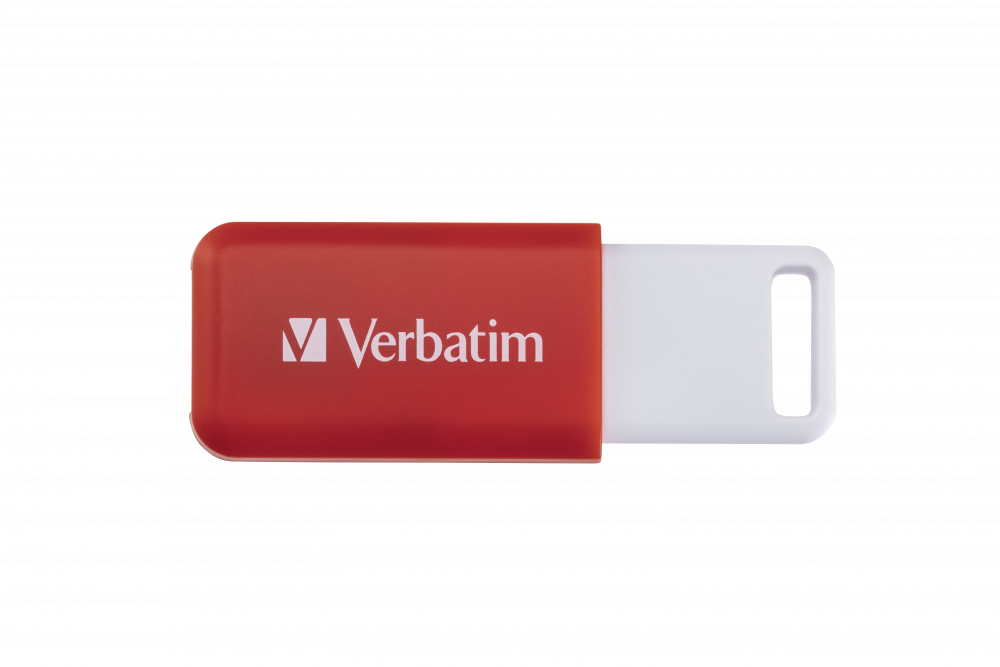 V DATABAR USB 2.0DRIVE RED 16GB thumbnail