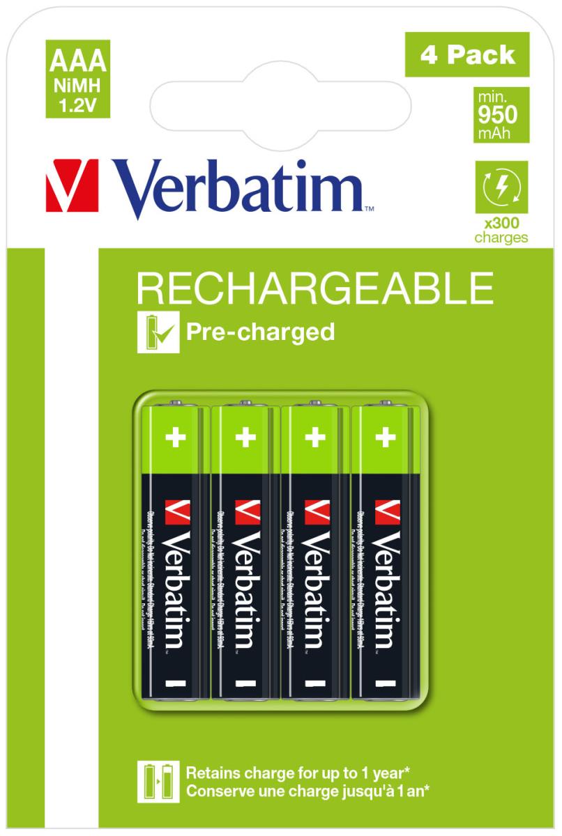 EU Product - RECHARGEABLE BATTERY AAA 4 PACK / HR03 thumbnail