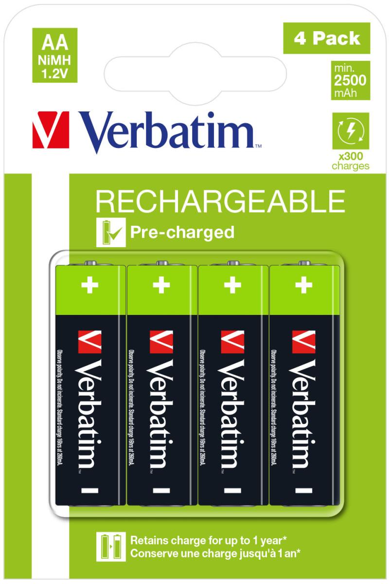 EU Product - RECHARGEABLE BATTERY AA 4 PACK / HR6 thumbnail