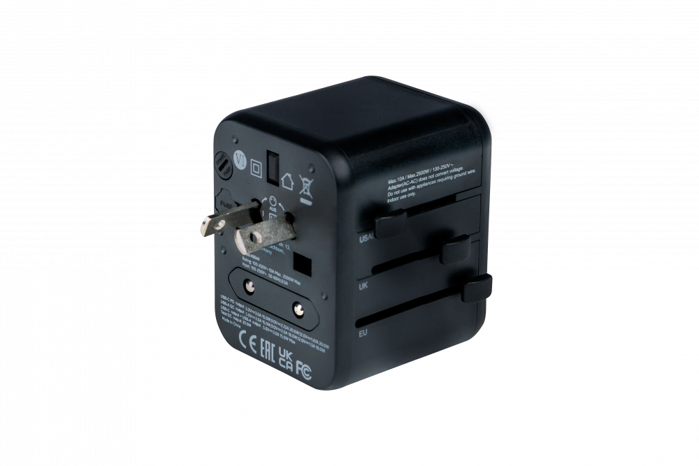 Universal Travel Adapter UTA-02 PD20W / QC / 1xUSB thumbnail