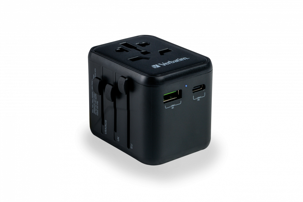Universal Travel Adapter UTA-02 PD20W / QC / 1xUSB thumbnail