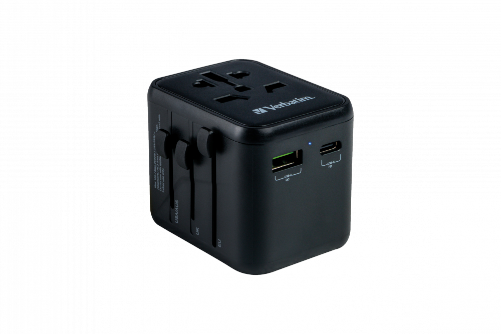 Universal Travel Adapter UTA-02 PD20W / QC / 1xUSB thumbnail