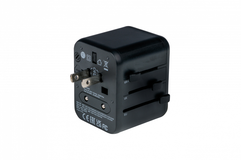 Universal Travel Adapter UTA-02 PD20W / QC / 1xUSB thumbnail
