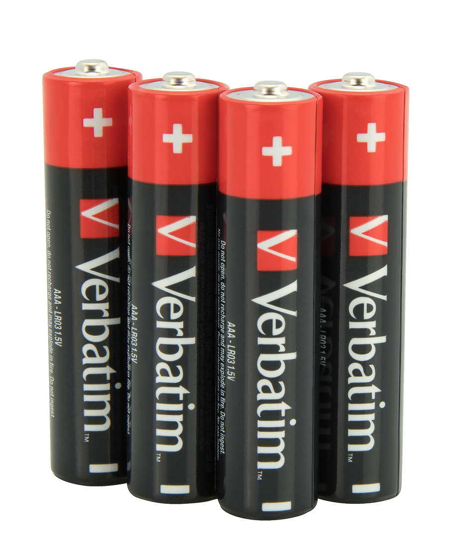 ALKALINE BATTERY AAA4 PACK (SHRINK WRAP) thumbnail