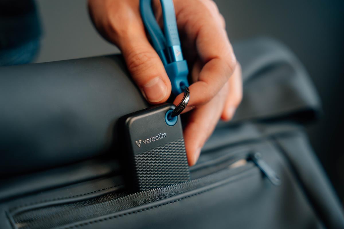 EU Product - SSD 1TB Verbatim Pocket SSD USB 3.2 black/blue retail thumbnail