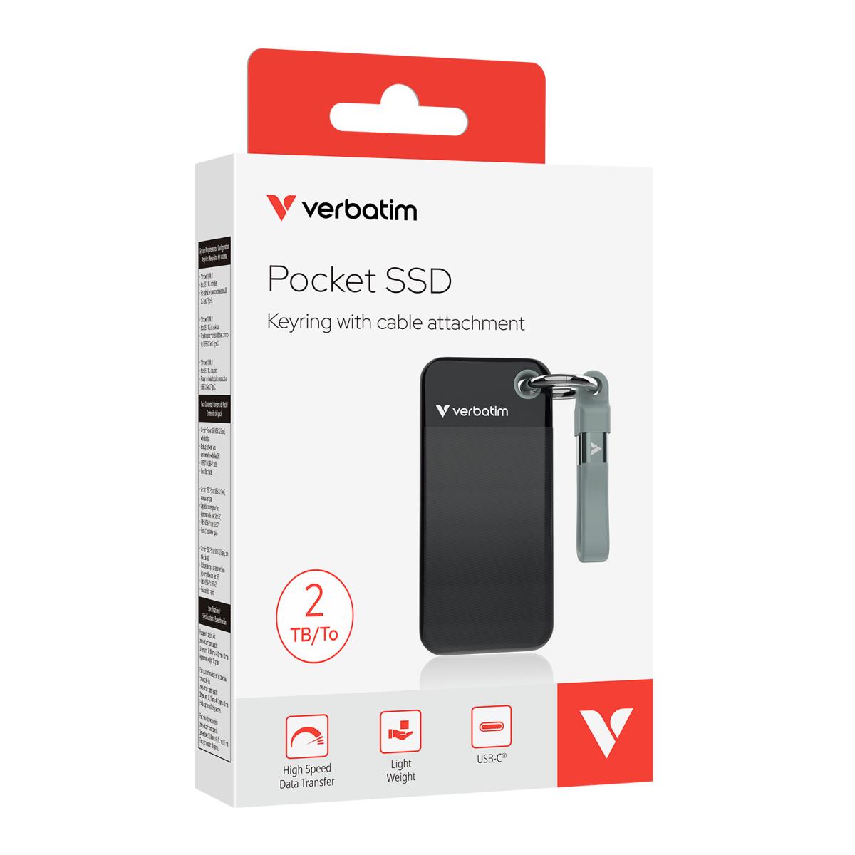 Pocket SSD USB 3.2 G2 2TB Grey thumbnail