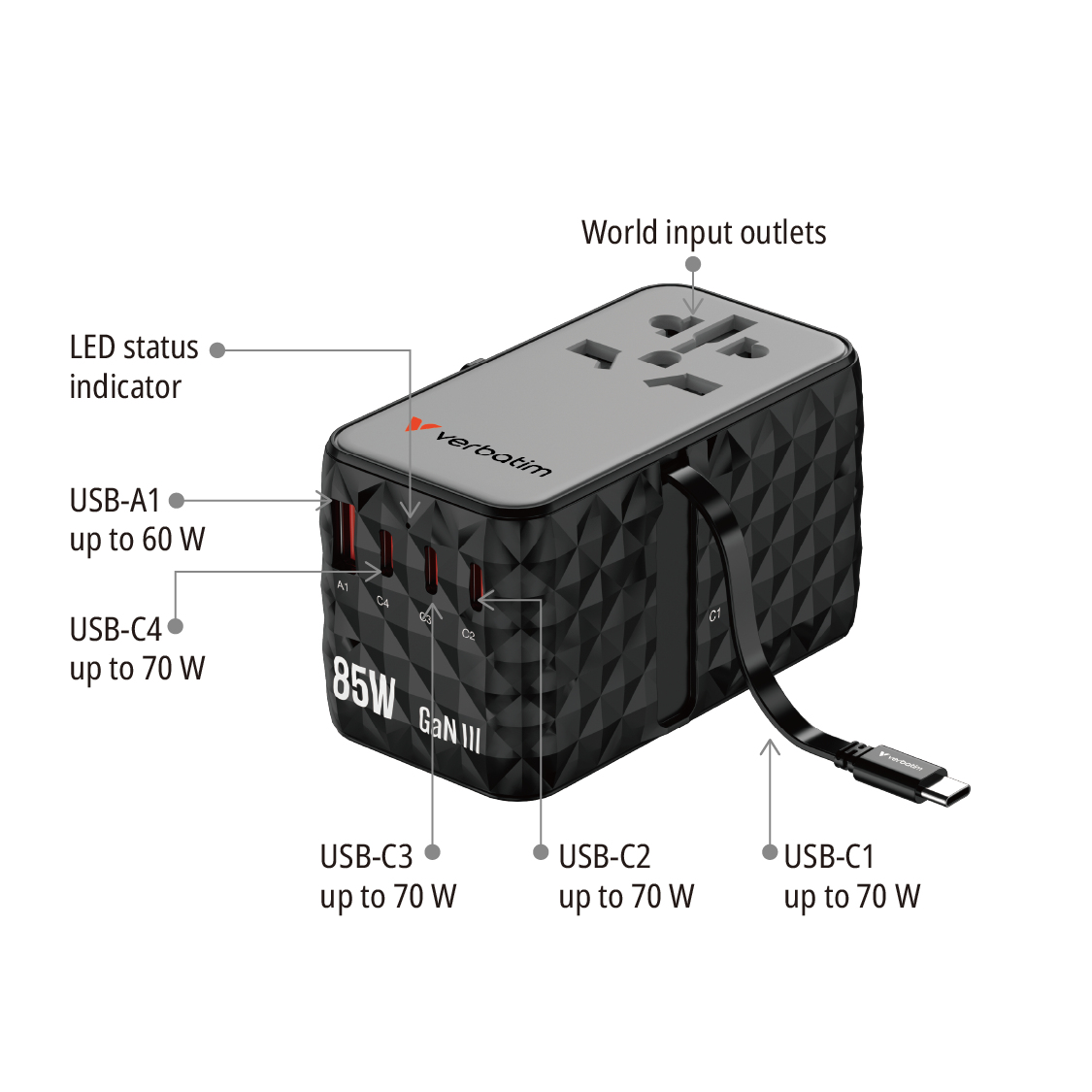 Charge n Travel Dmnd 85W CNT-02 thumbnail