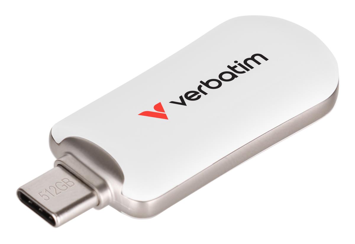 Plectra White 512GB USB-C Flash Drive 30231 thumbnail