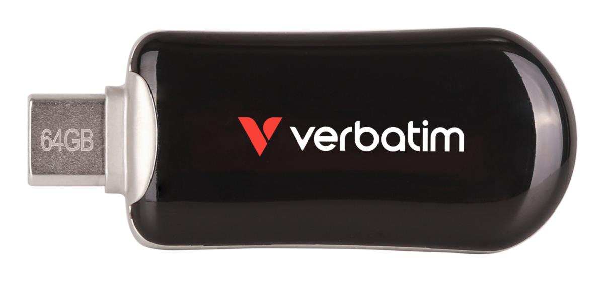 PLECTRA USB-C FLASH DRIVE BLACK 64GB thumbnail