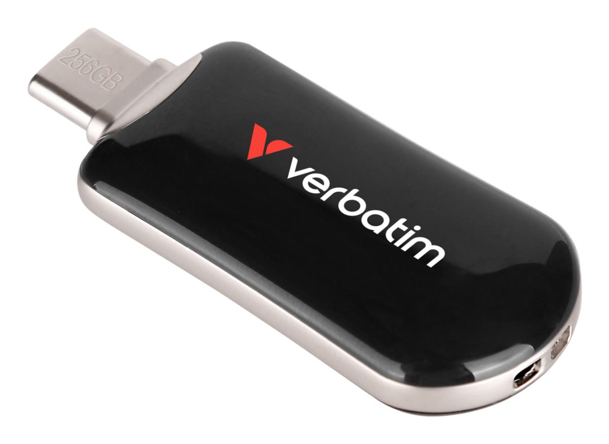 Plectra USB-C Flash Drive Black 256GB thumbnail