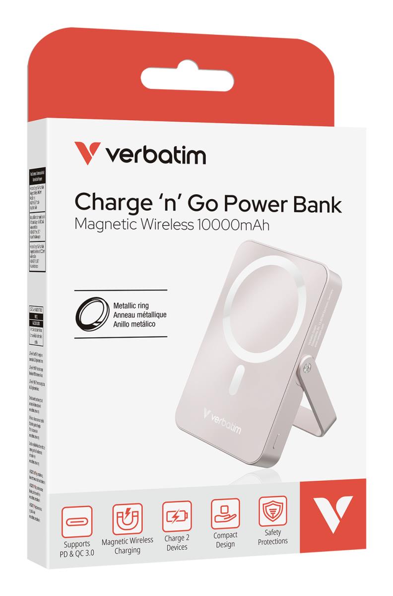 Charge Go MagWless 10000 St Pnk thumbnail