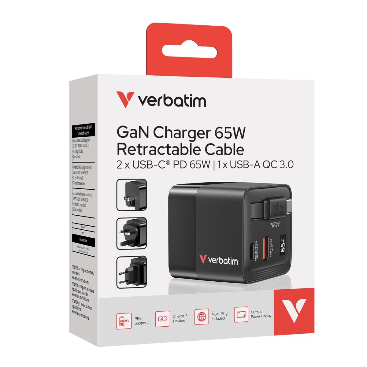 GaN Charger 65W 2 Pt retr cab thumbnail