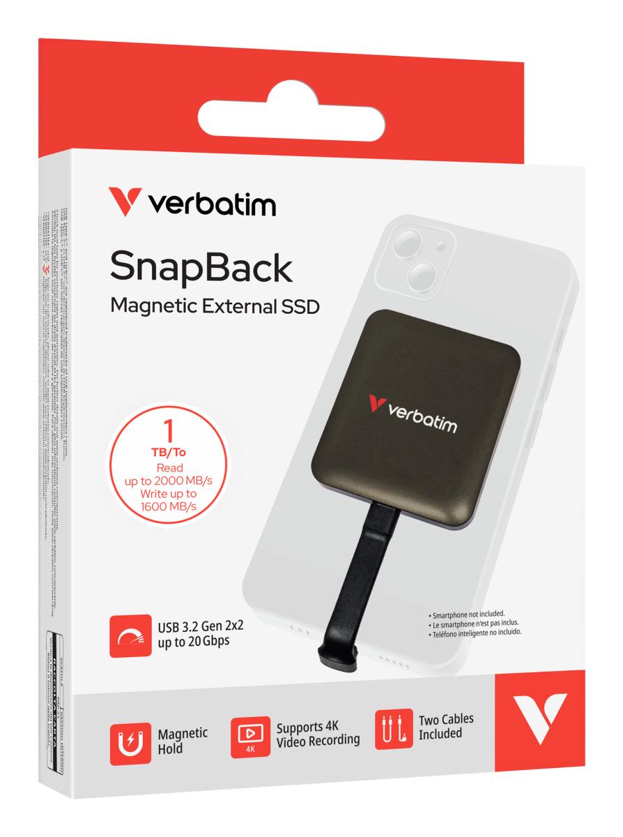 EU Product - SSD 1TB   Verbatim SnapBack SSD   1TB Mocha Metallic thumbnail