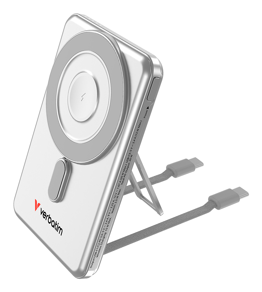 CnG 2C PB Wless 5000mAh Slvr thumbnail