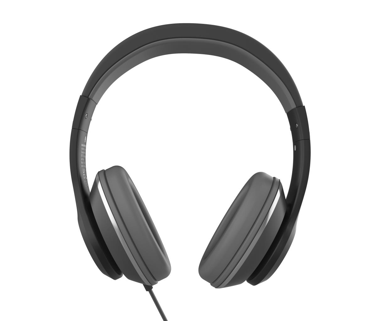 TruSound USB-C Over-Ear Headset With In-Line Microphone, Black thumbnail