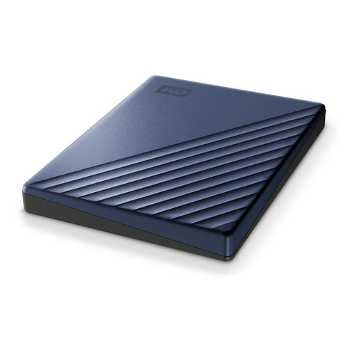 WD My Passport Ultra WDBC3C0020BBL - Hard drive - encrypted - 2 TB - external (portable) - USB 3.0 (USB-C connector) - 256-bit AES - blue thumbnail