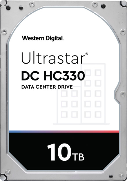 WD Ultrastar DC HC330 WUS721010ALE6L4 - Hard drive - encrypted - 10 TB - internal - 3.5