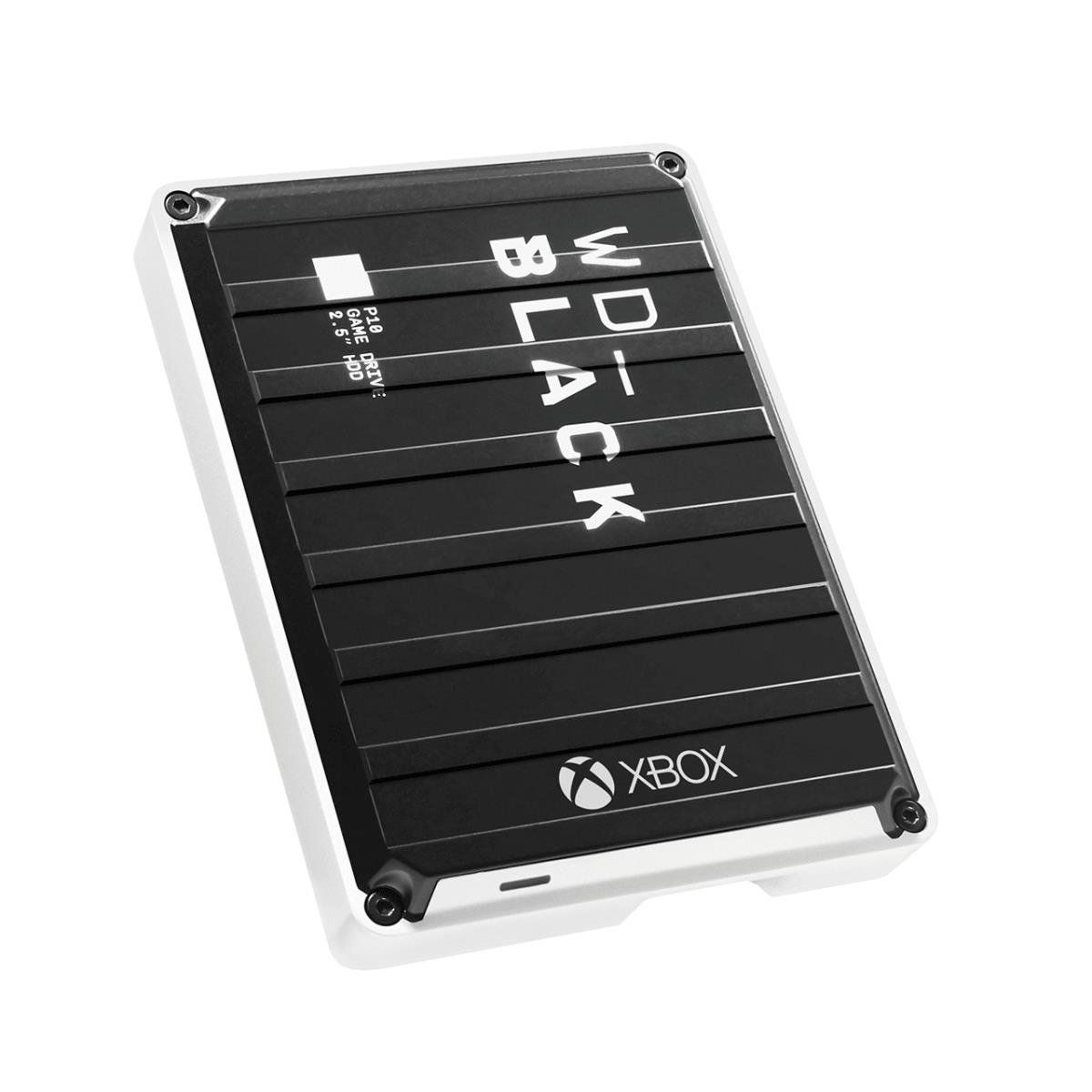 WD_BLACK P10 Game Drive for Xbox One WDBA6U0020BBK - Hard drive - 2 TB - external (portable) - USB 3.2 Gen 1 - black with white trim thumbnail
