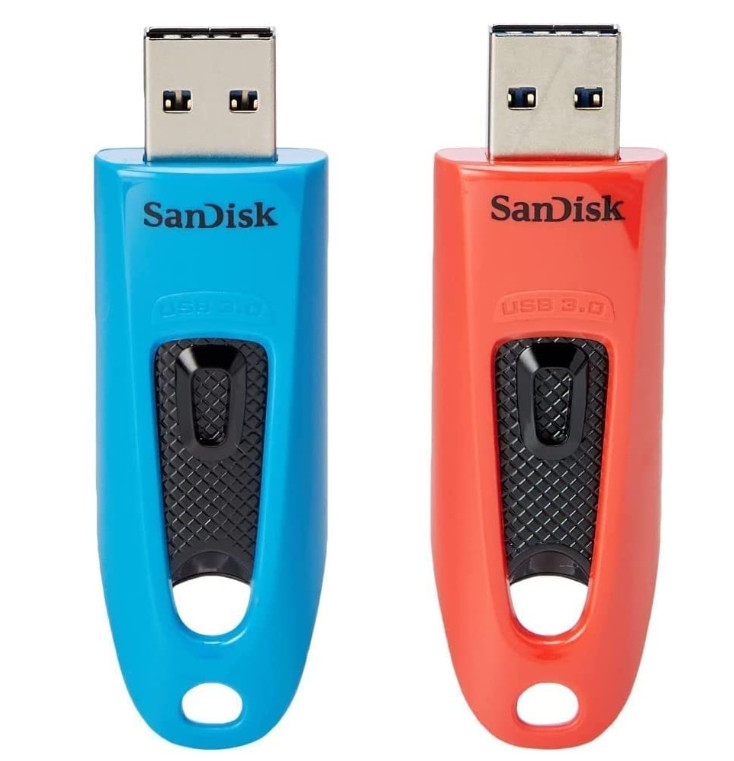 Ultra - USB flash drive - 64 GB - USB 3.0 - blue, red (pack of 2) thumbnail